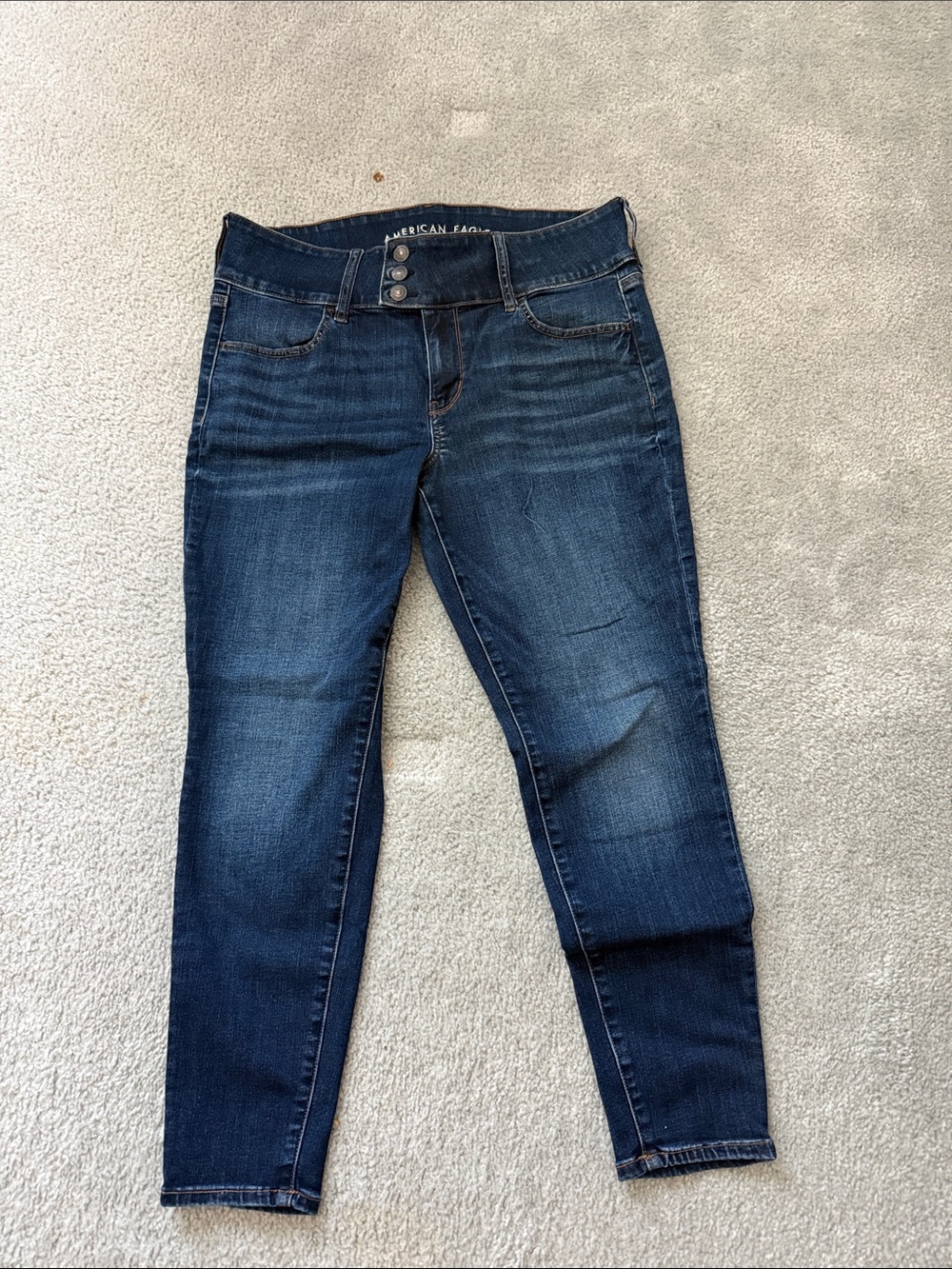 American Eagle Outfitters - 3-button High-Rise Jeggings | Sz 14 Short
